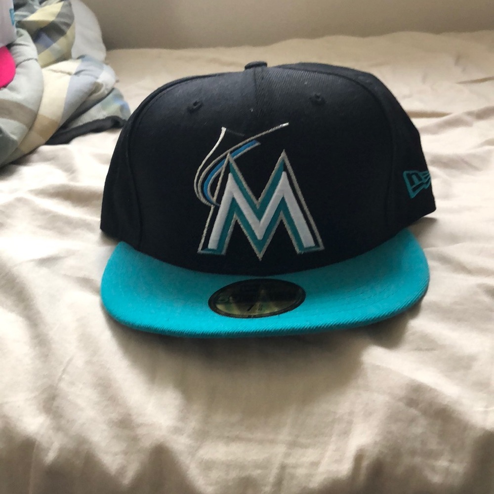 MLB Florida Marlins Throwback Color New Era Hat